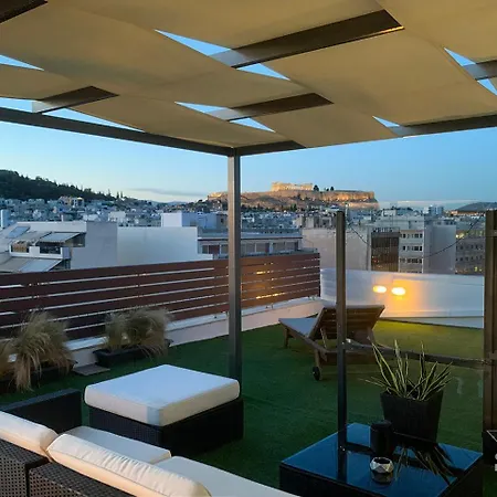 Apartment Stunning Panoramic View, 2 Minutes Metro Athens